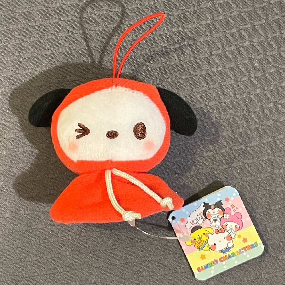 Sanrio Pochacco Plush Sunny Doll Keychain